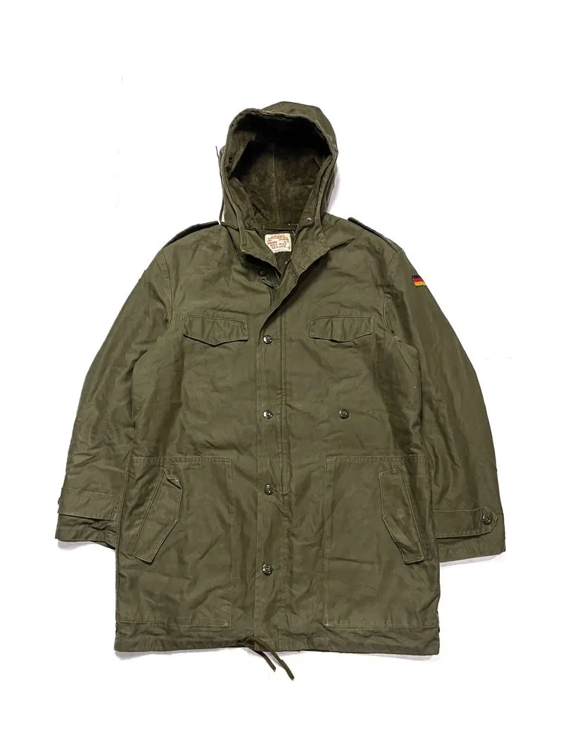 Vintage German Parka Army Surplus Bundeswehr Liner Coat Jack photo 1