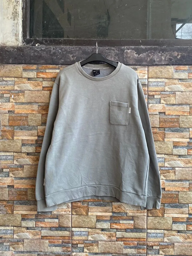 [Termurah] Snow Peak Sweatshirt Single Pocket Green photo 1