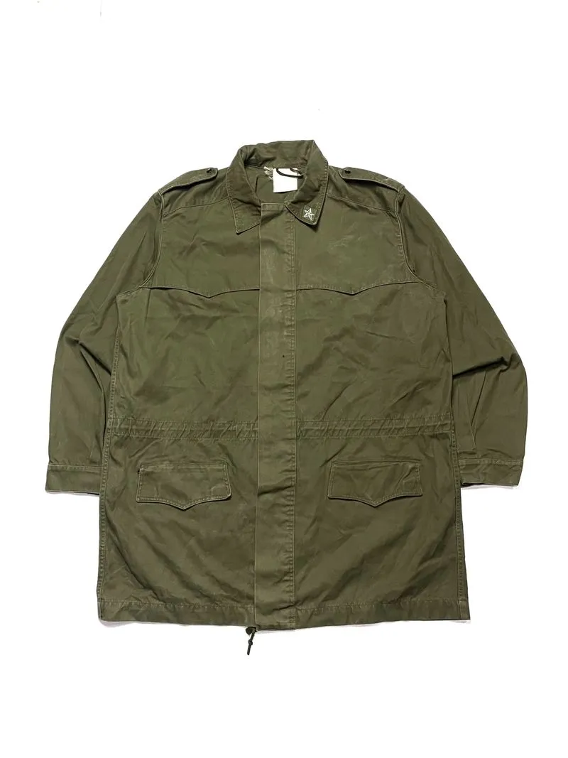 Vintage Italian Navy Security Combat Jacket Olive Drab photo 1