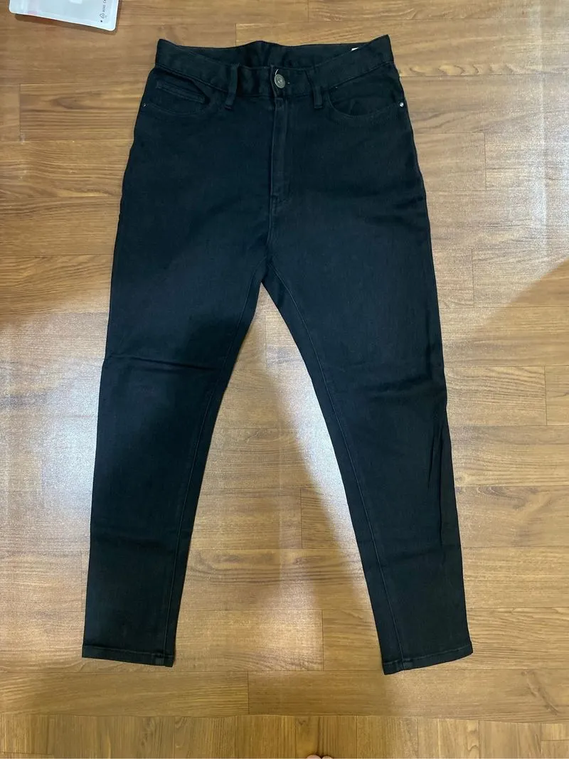 Jeans hitam celana Skinny jeans hitam celana denim wanita photo 1