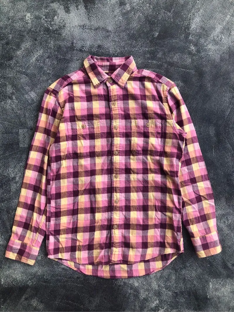 Uniqlo Vintage Authentic Flannel Shirt Pink Purple  photo 1