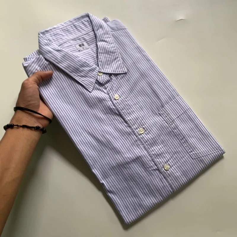 Long sleeve shirts Uniqlo stripe photo 1