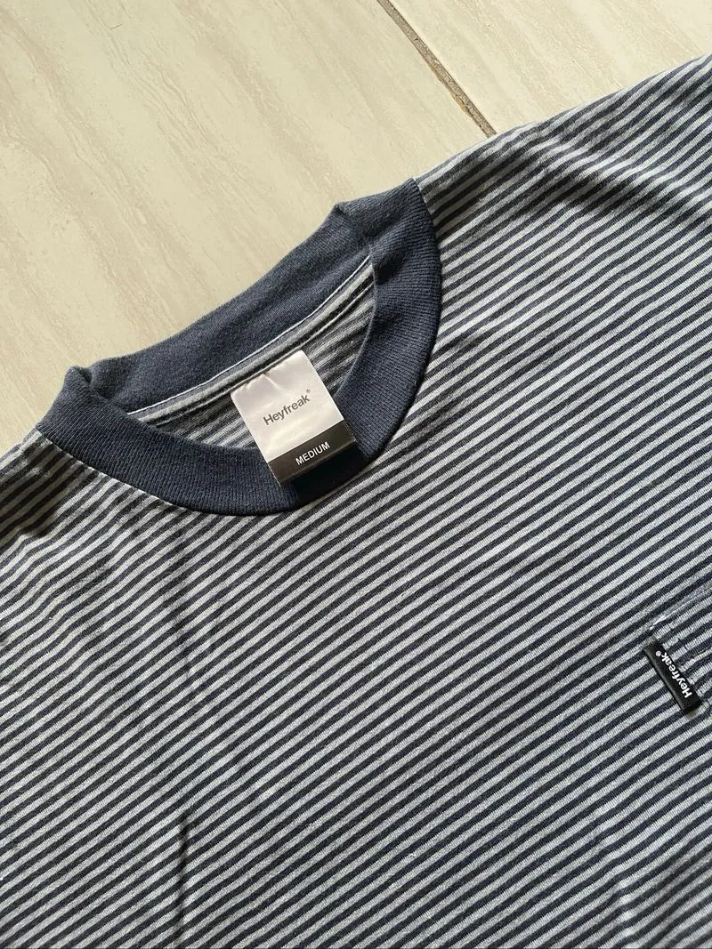 Heyfreak stripes shirt kaos garis-garis skena photo 1