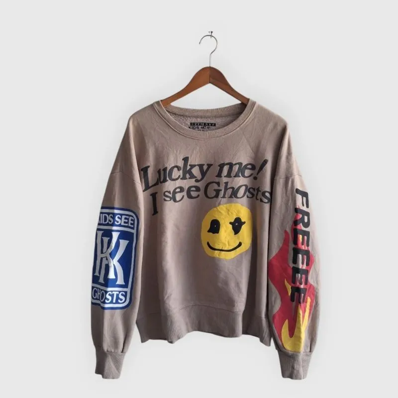 Cpfm x kanye West crewneck brown photo 1