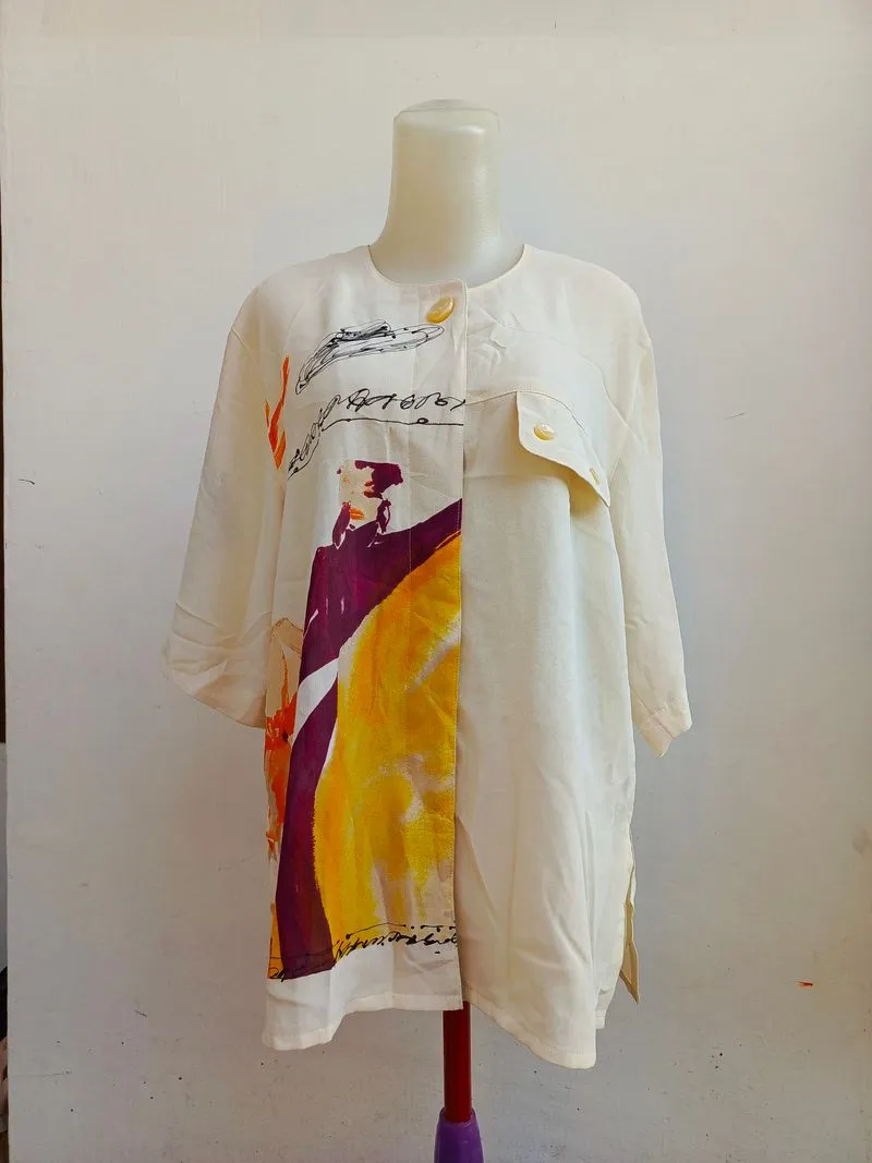 Kemeja blouse Roman fleuve photo 1