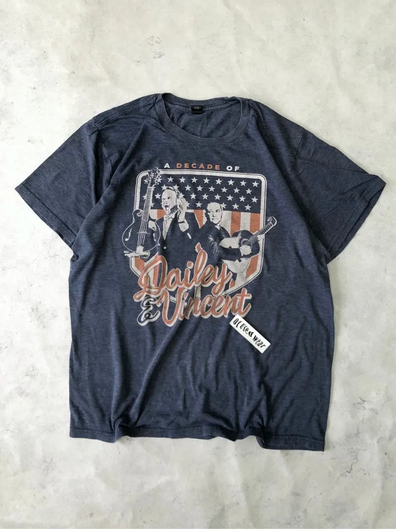 very impotant tee merch dailey & vincent band printed t-shir photo 1