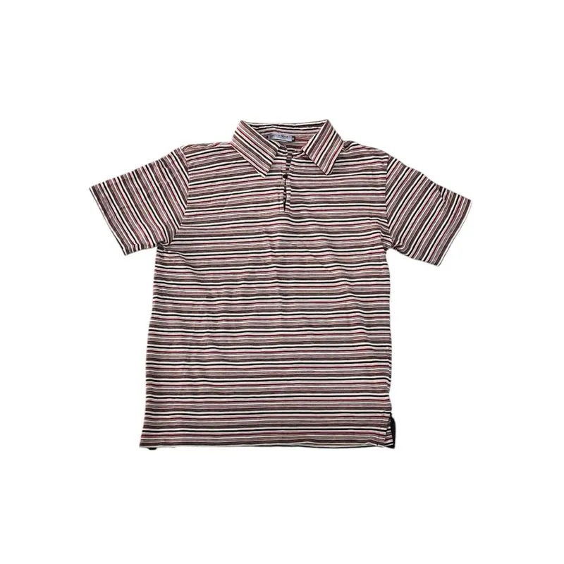 Mitsumine Boxy Polo Red Stripe Unique Japanese photo 1