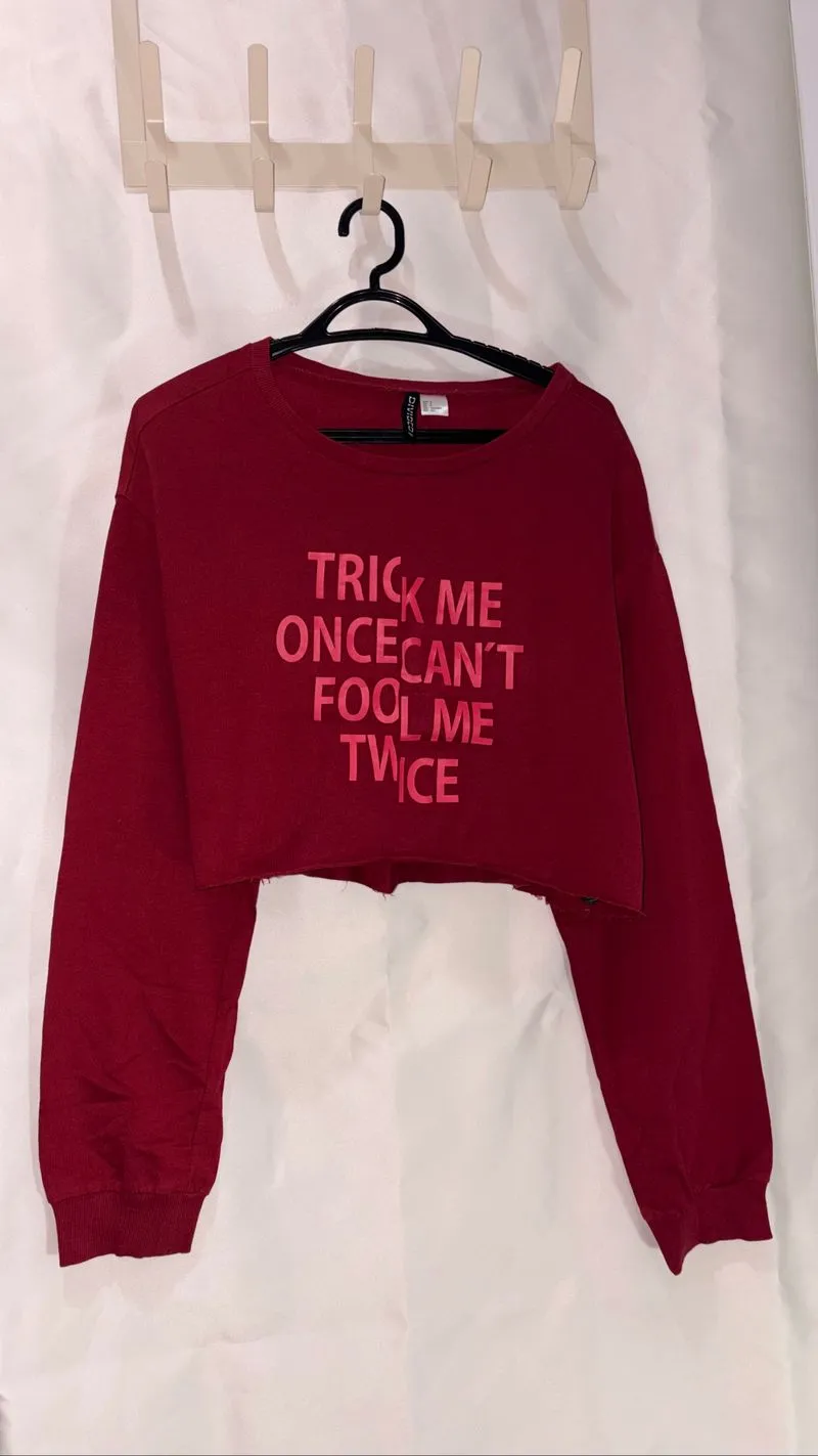 HnM, crop sweater photo 1