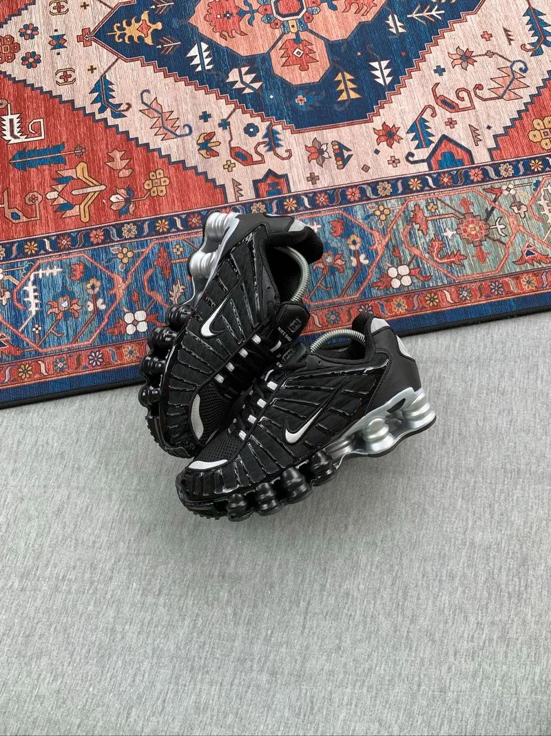 Nike Shox TL Black Off Noir Black Metallic Silver photo 1