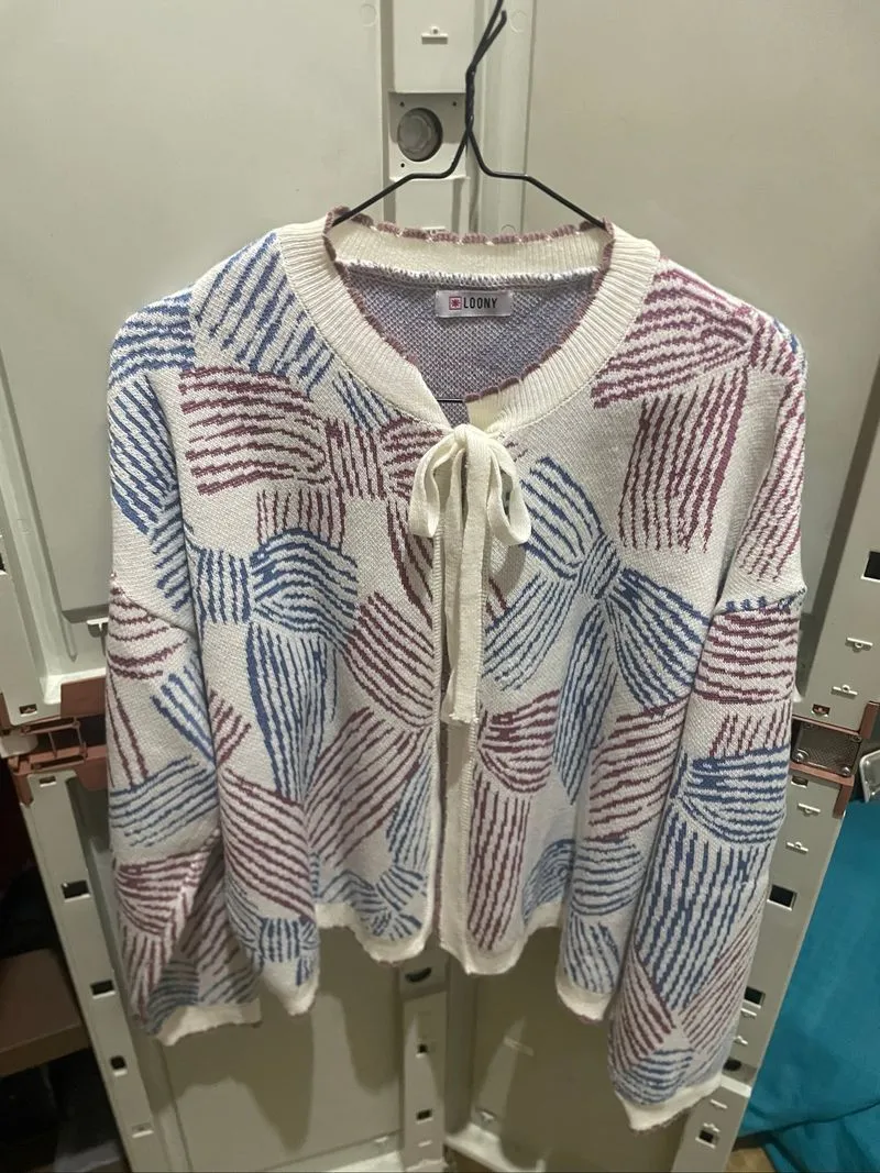 Cardigan Loony - Besita Knit Mix Lilac  photo 1