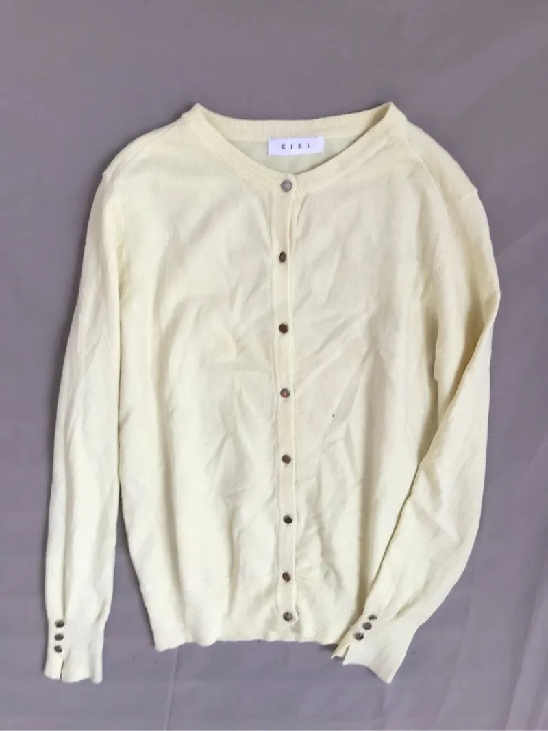 Cardigan Oneck Babyyellow photo 1