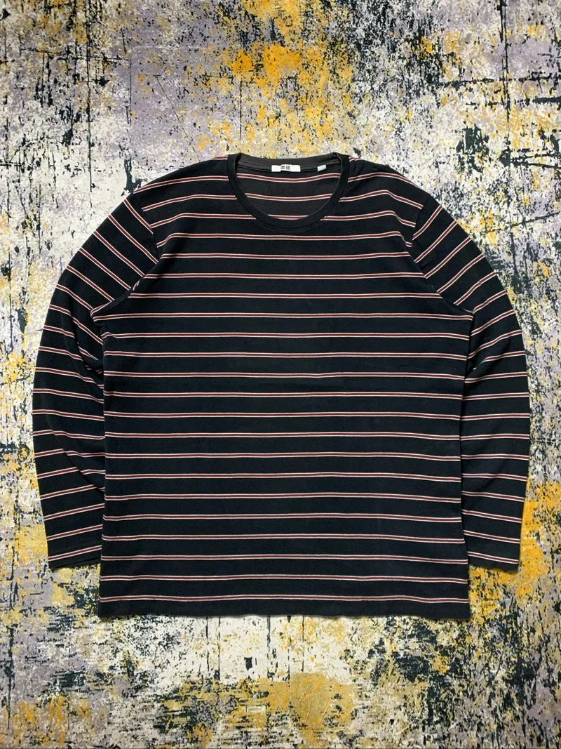 Kaos/Tshirt Long Sleeve Uniqlo Stripe photo 1
