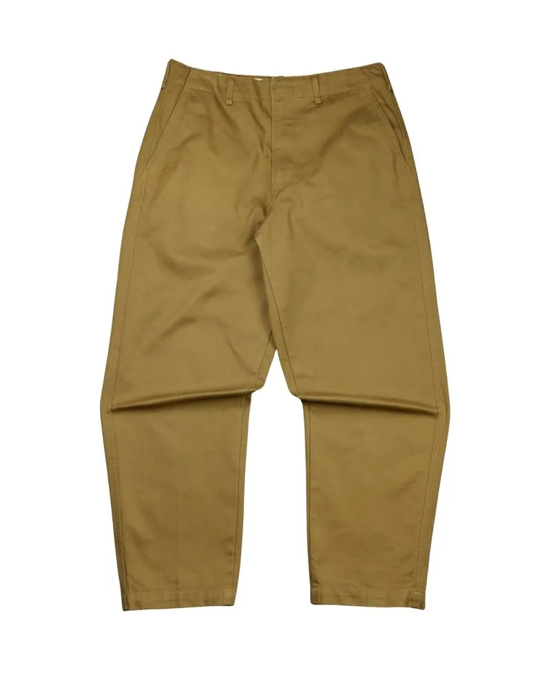 Uniqlo U Brown Chino Wide Tapered Pants photo 1