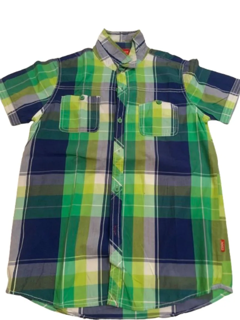 Coolkids Shirt Kotak Hijau Biru Size 11-12 Tahun photo 1