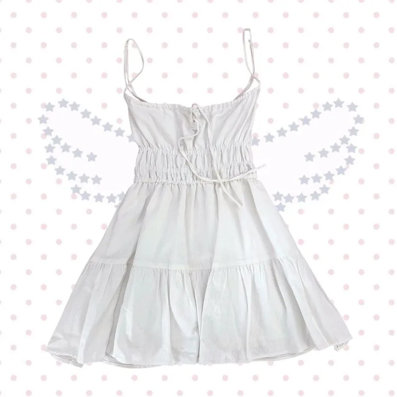 nudethelabel white summer dress photo 1