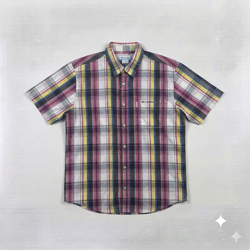 Columbia Omniwick Multicolour Plaid Pocket Casual Shirt photo 1