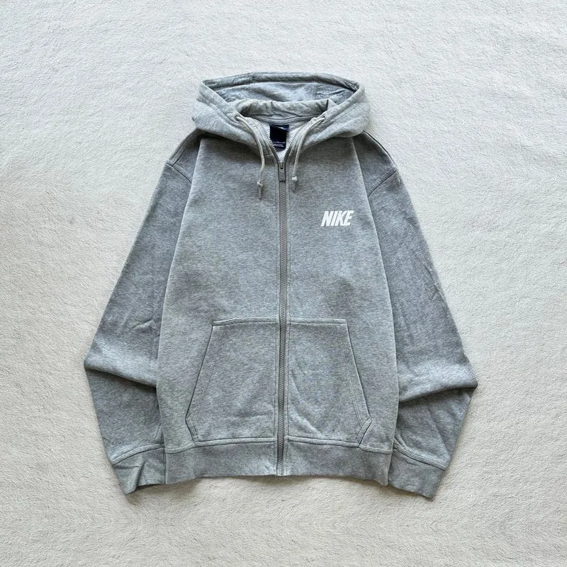 Nike Script Grey Zip Hoodie photo 1