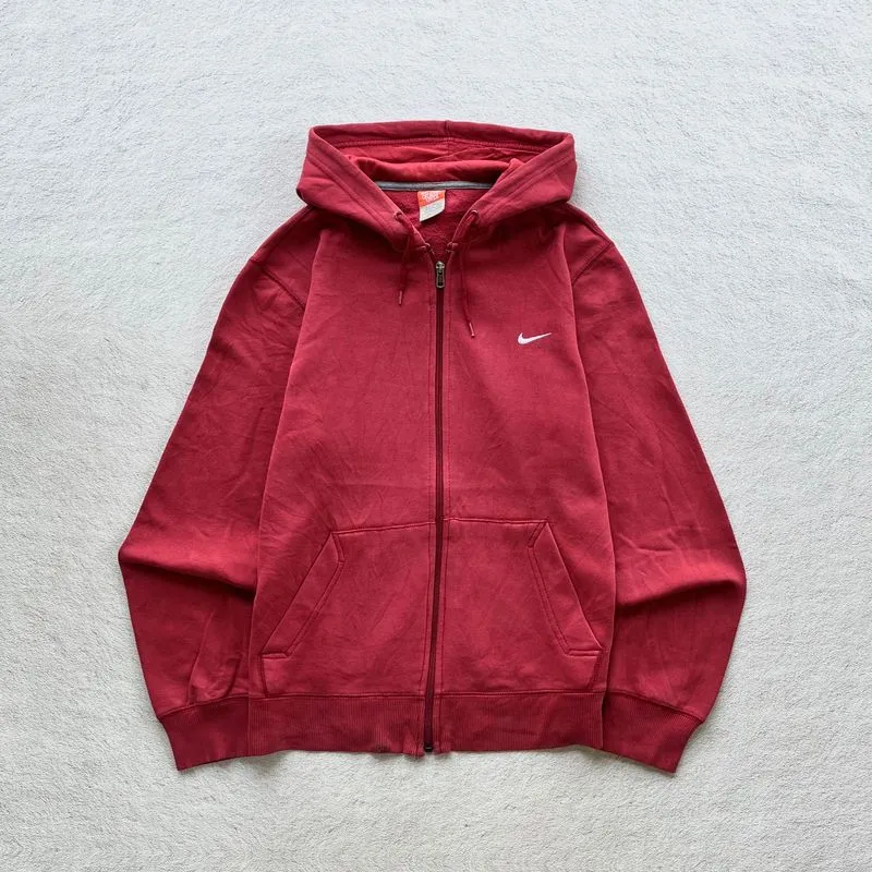Nike Swoosh Y2K Red Zip Hoodie photo 1