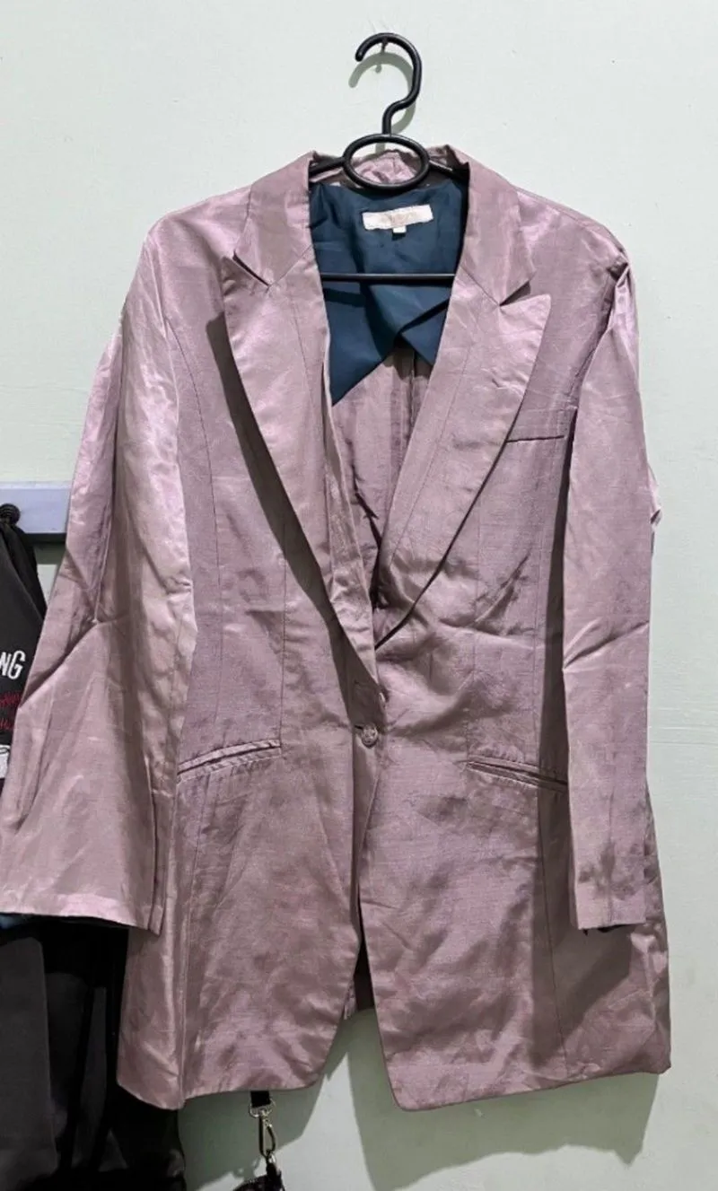 blazer coklat  photo 1