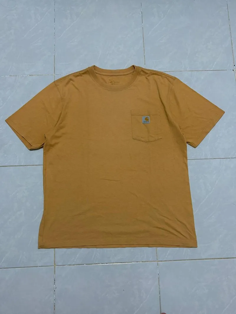 Carhartt pocket tee mustard photo 1