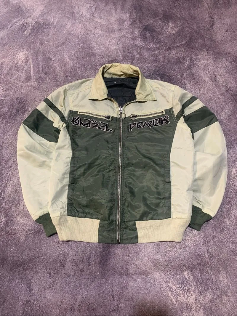 Vintage diesel reversible bomber photo 1