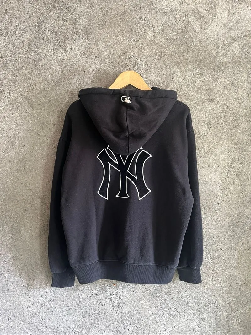 hoodie mlb logo velvet photo 1