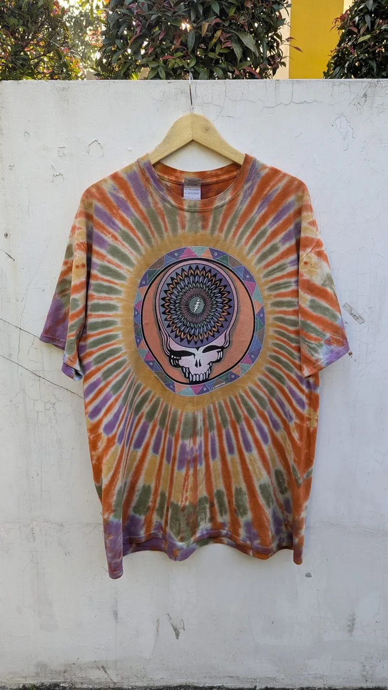 Vintage Grateful Dead Tour 1995 Repro Tie Dye 90s photo 1