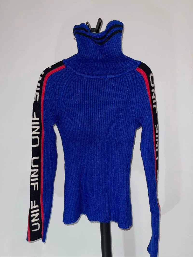 UNIF jumper turtleneck ribbed knit rajut kepang tebal photo 1