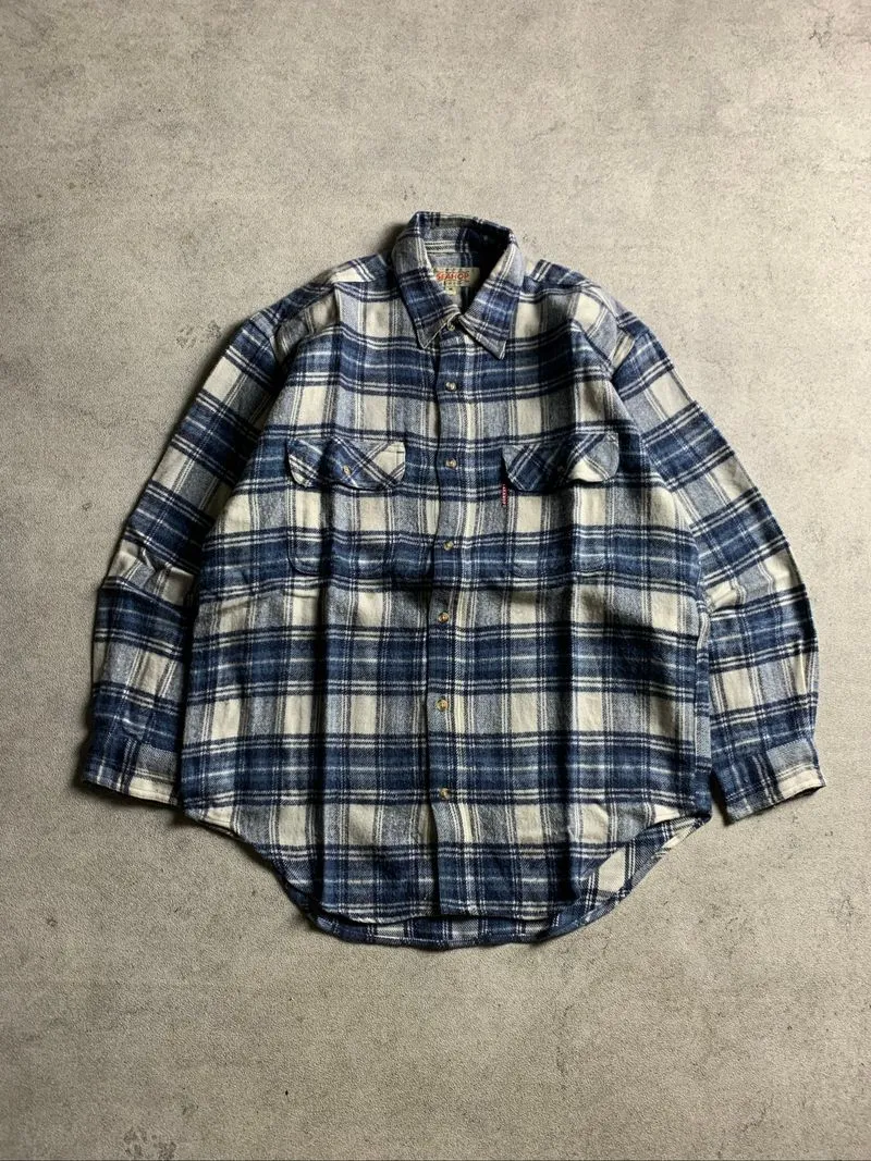 Seahop Japan Double Pocket Wool Flannel Shirt photo 1