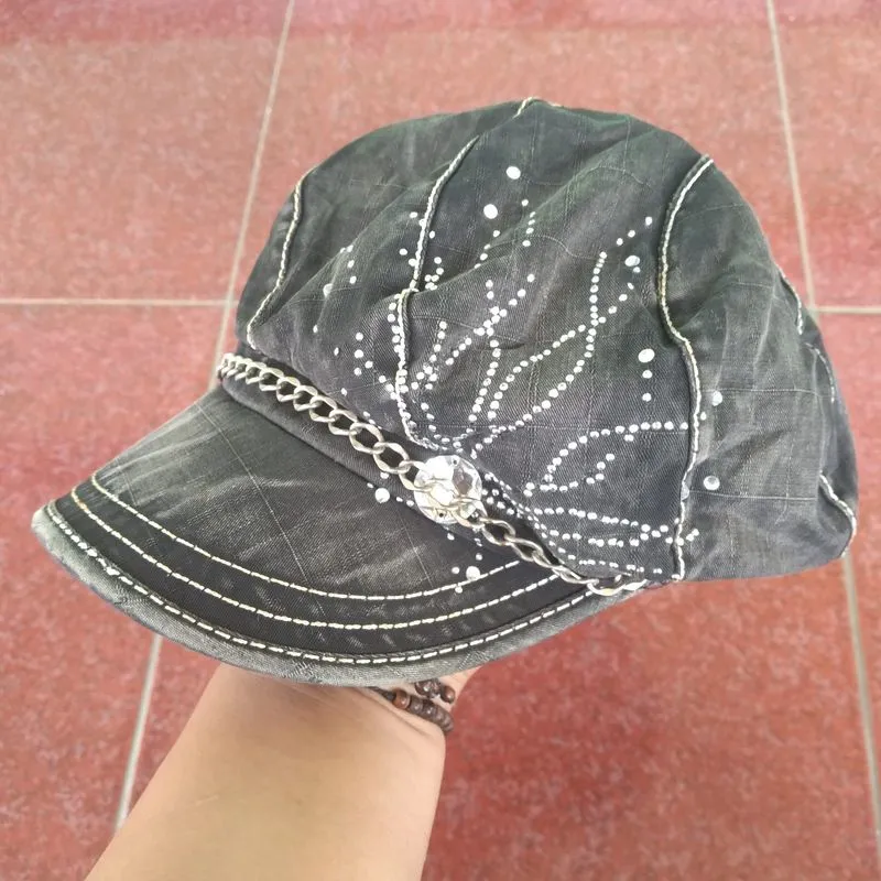 Topi flat cap newsboy y2k vintage photo 1