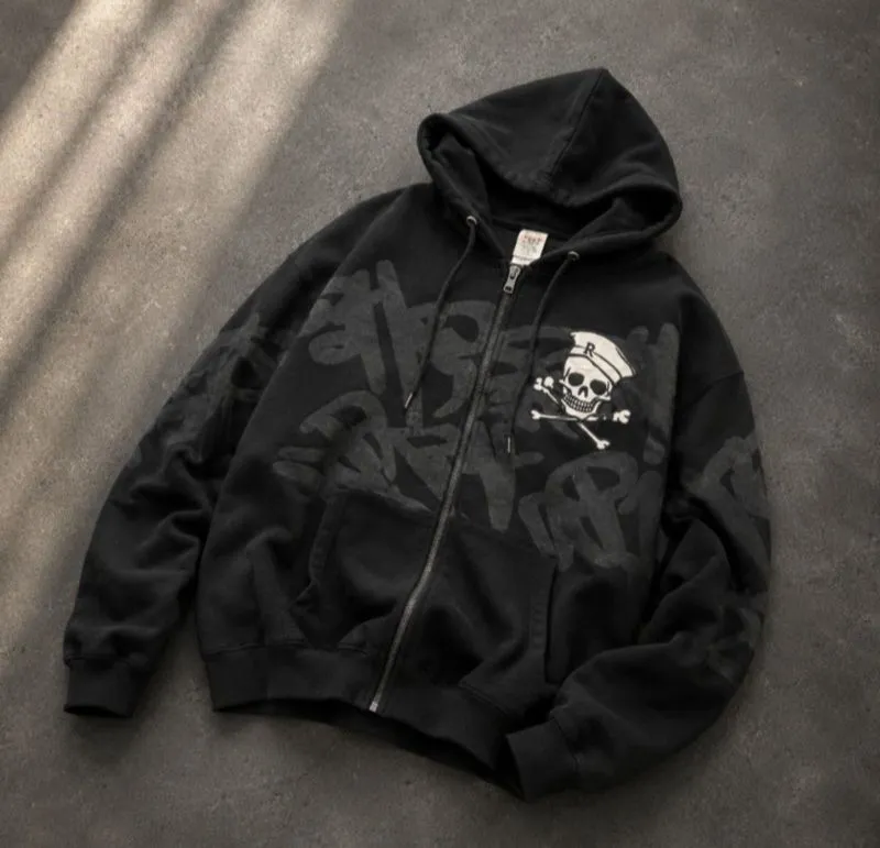 Zipper Hoodie y2k mastermind grunge affliction photo 1