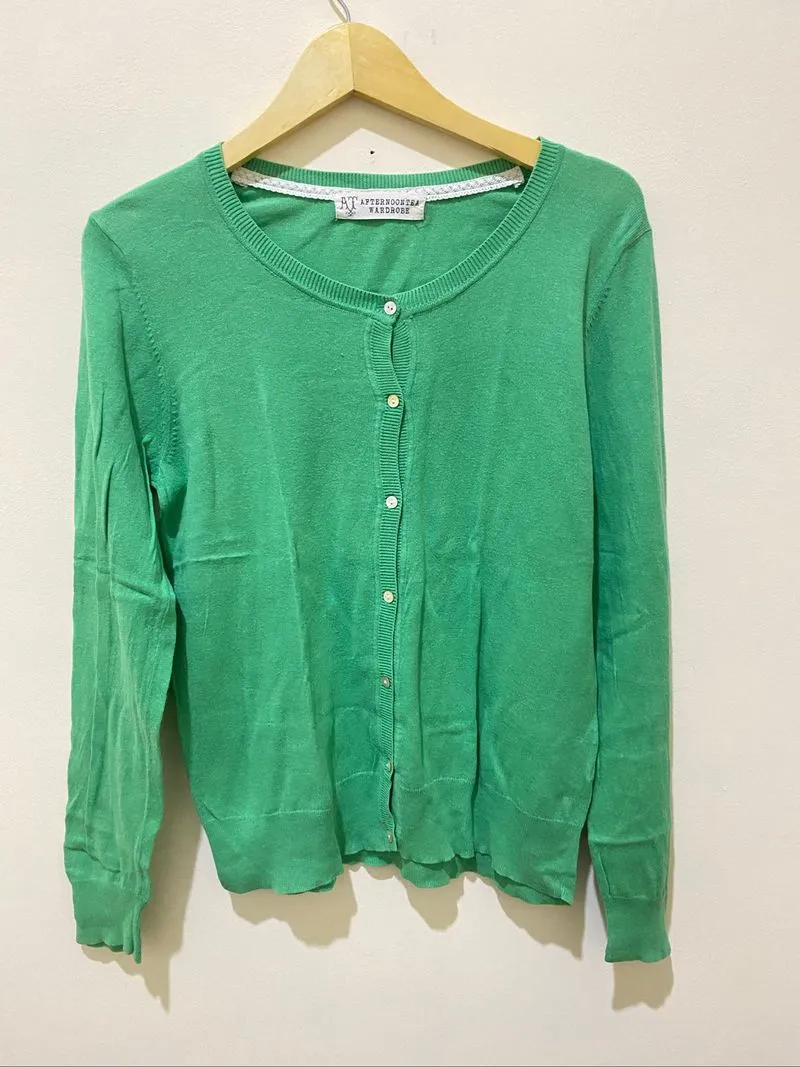 PRELOVED AFTERNOONTEA WARDROBE KNIT CARDIGAN 🛒💚  Details:  photo 1