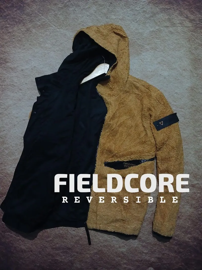 FIELD CORE reversible jaket second thrift photo 1