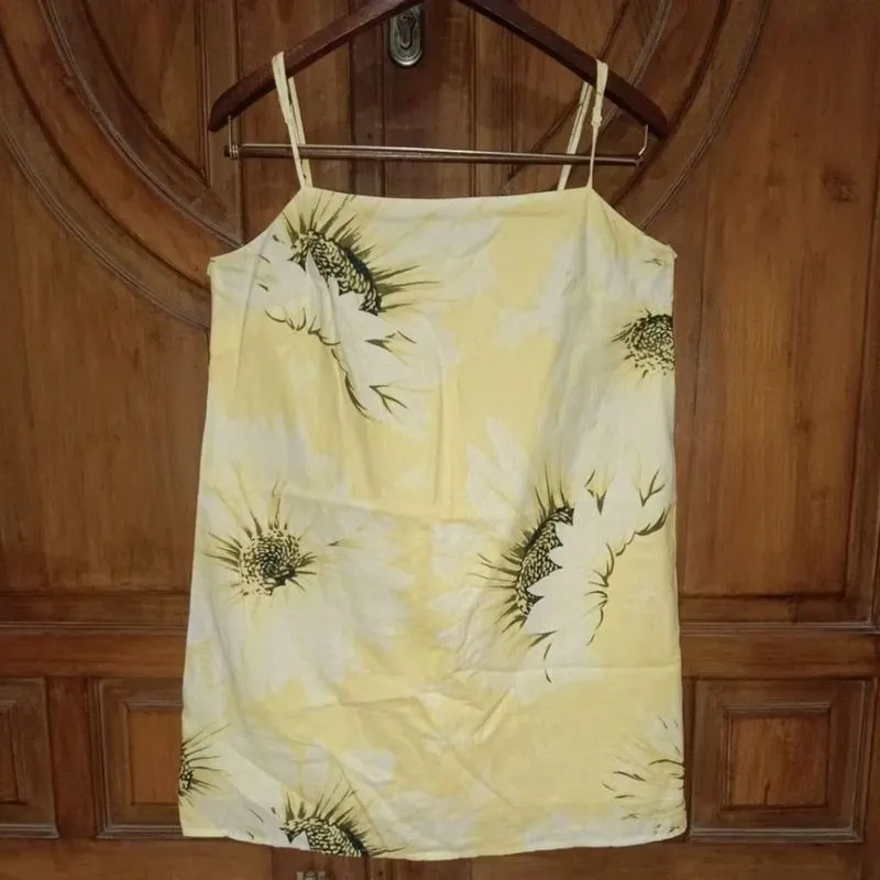 H&M Overall Mini Wanita Kuning Bunga LD 94 photo 1
