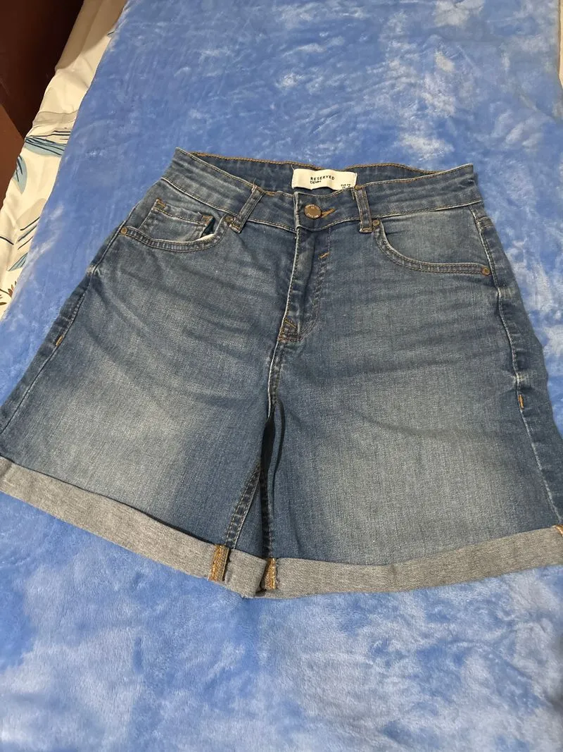 Casual Short Wanita blue photo 1