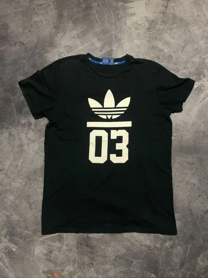 Baju Lengan Pendek Adidas Logo 3 | Size L photo 1