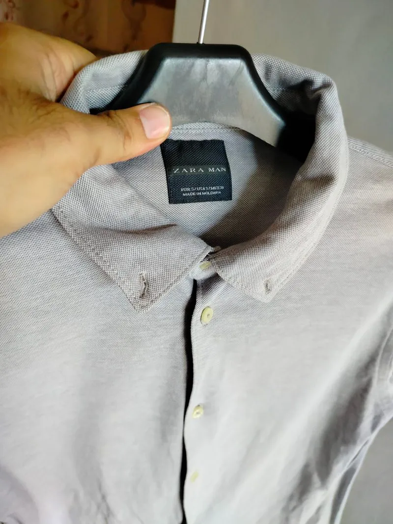 kemeja pria SIZE XS zaraman bahan kaos photo 1