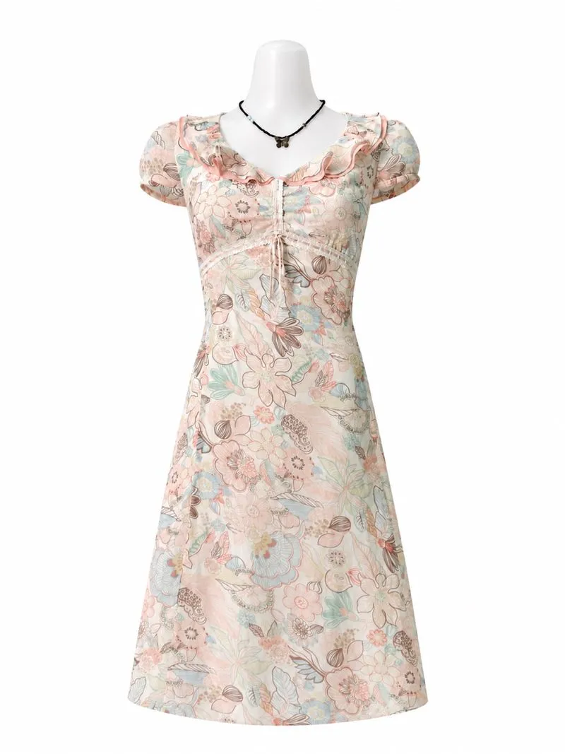 Floral Long Dress photo 1