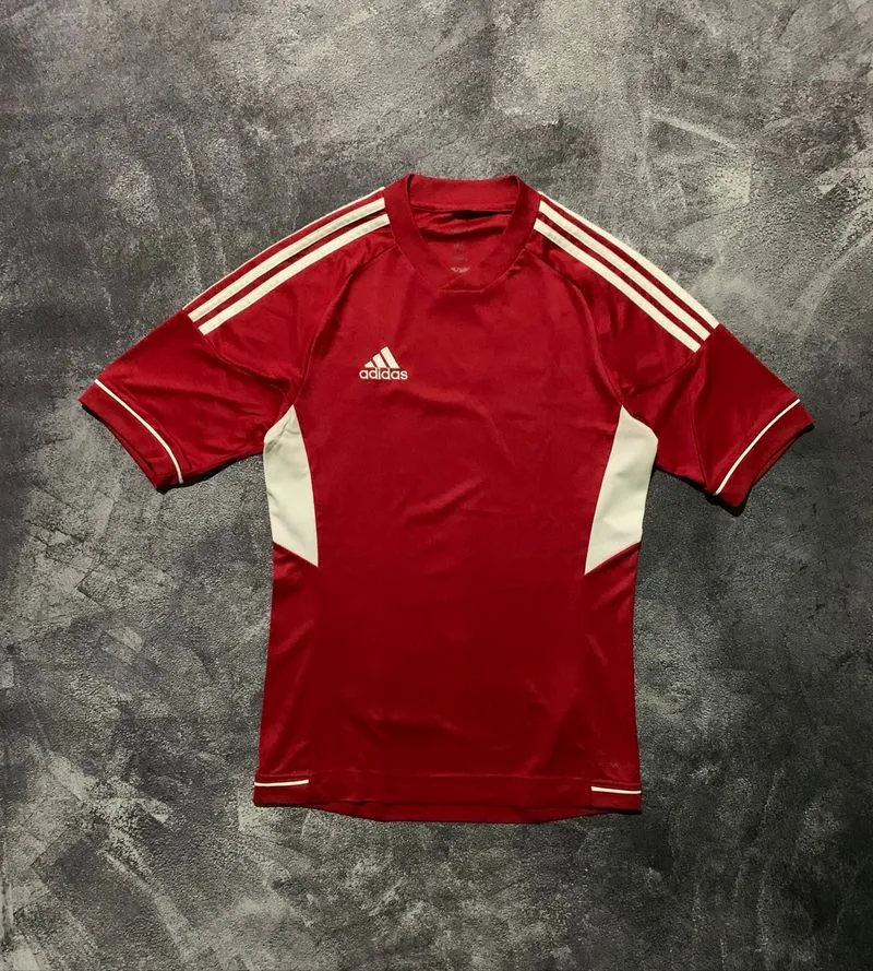Adidas Jersey 3Striped Small Logo Embroidery Red photo 1
