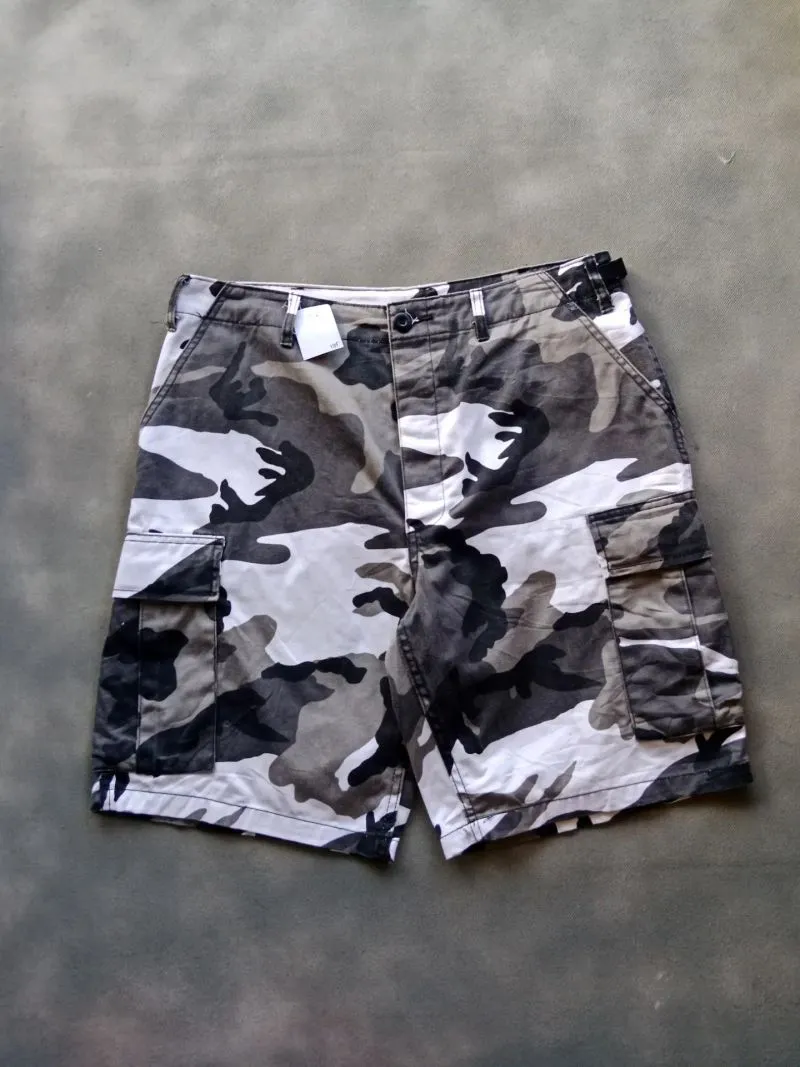 ROTCHO BDU CAMOUFLAGE ARMY MILITARY CARGO SHORT PANTS | CELA photo 1