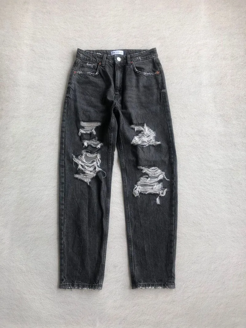 Zara Ripped Jeans photo 1