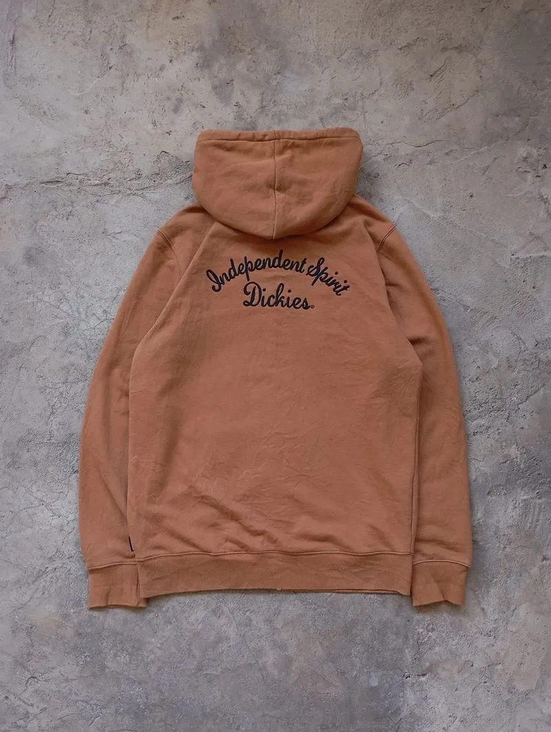 Dickies Zip Hoodie Brown Independent  photo 1