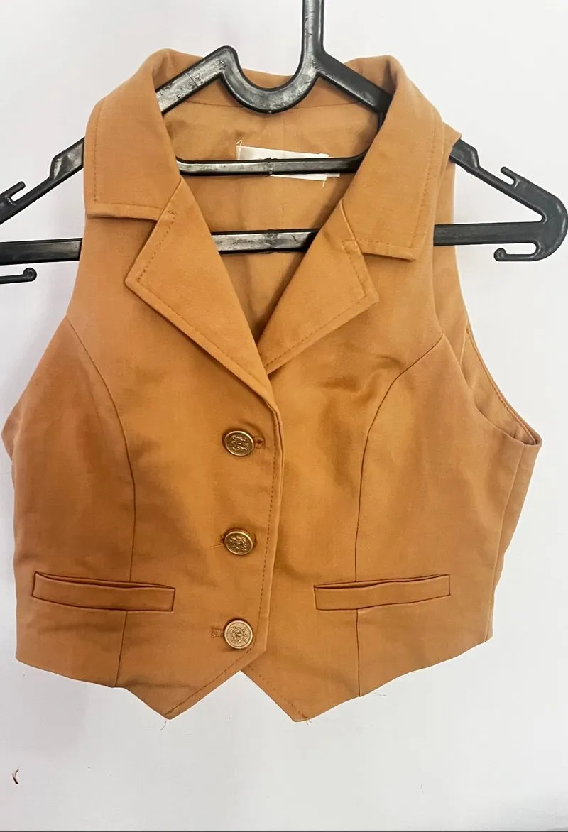 Brown Vest vintage  photo 1
