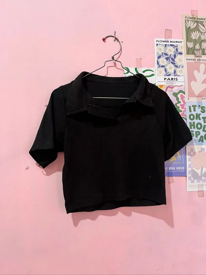 crop top polo photo 1