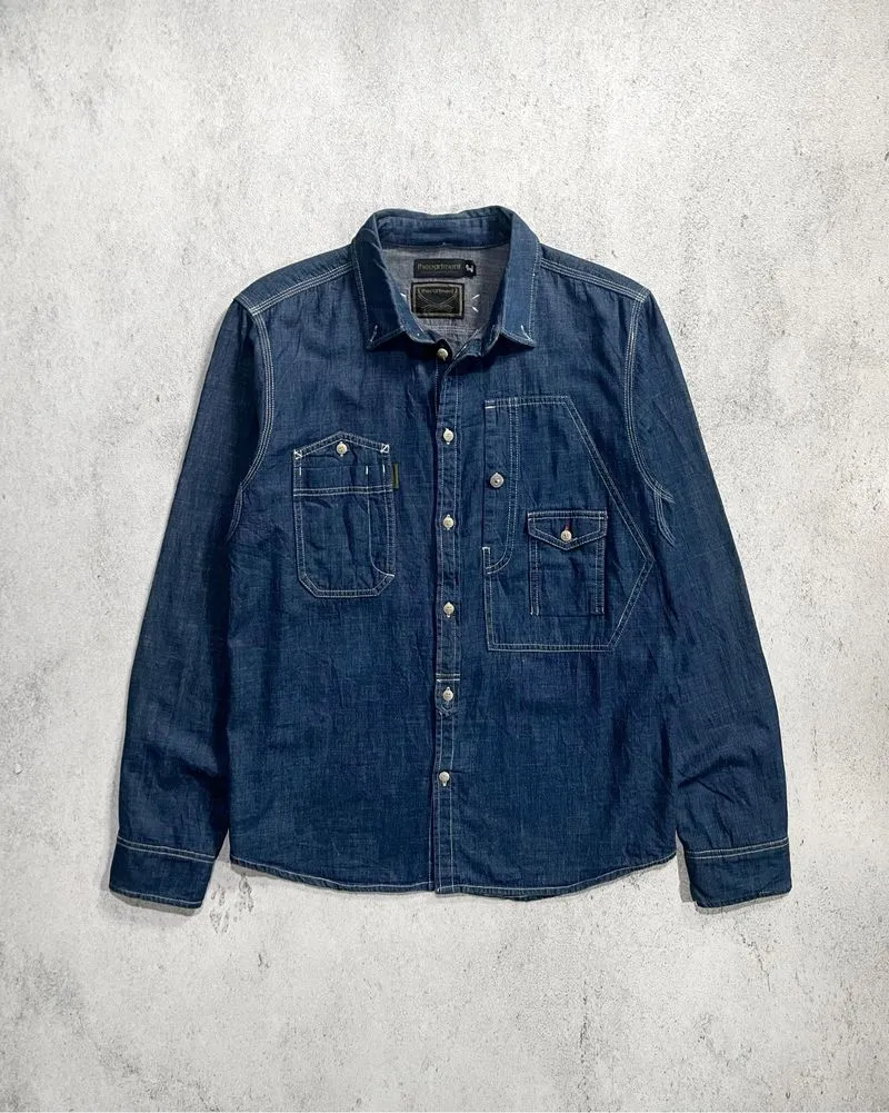 THE PARTMENT Blue Denim Shirts photo 1