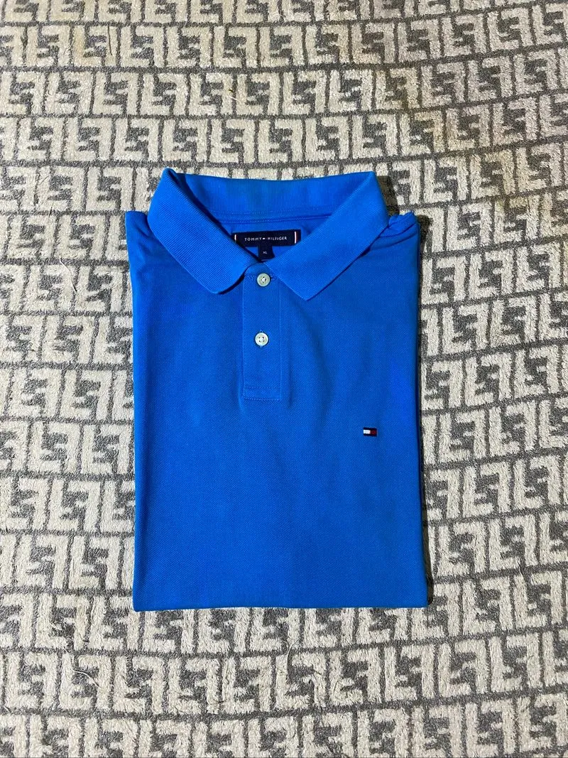 Tommy Hilfiger Blue Polo Shirt photo 1