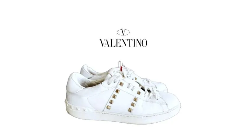 Valentino Luxury Casual Casual shoe Pria gold white photo 1