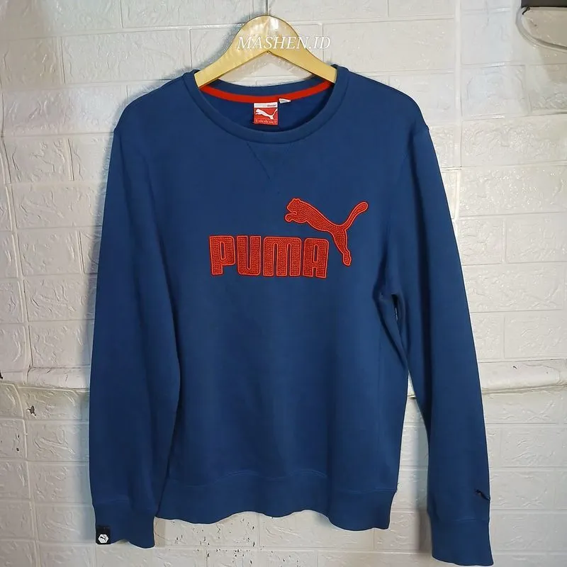 Crewneck Sweater CN Kasual Puma Navy Size M fit L photo 1