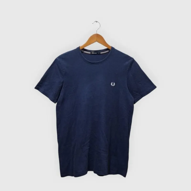 Fred perry tshirt navy logo photo 1