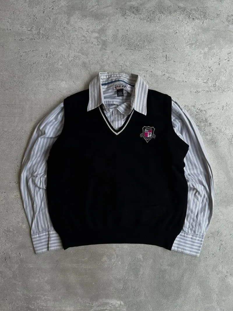 Smart vest basic academia knitwear photo 1